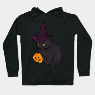 Spooky pumpkin kitten Hoodie